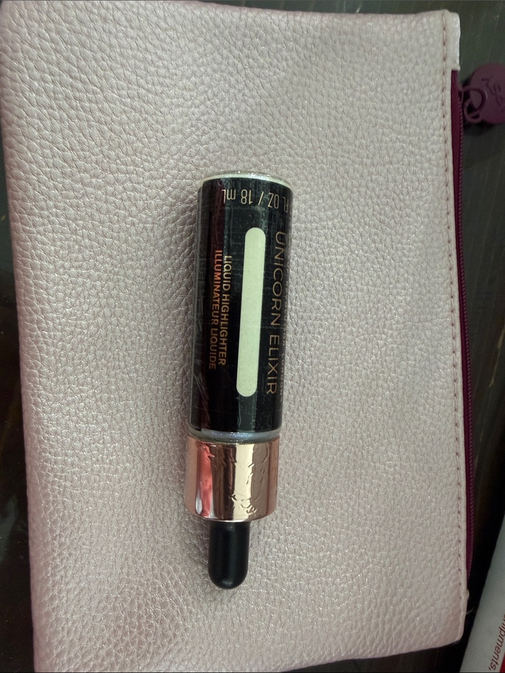 Revolution Unicorn Elixir Liquid Highlighter - Pale Pink Glow with Ipsy bag